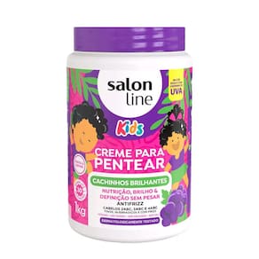 Creme Pentear Salon Line Cachinhos Kids Cheirinho Uva 1kg