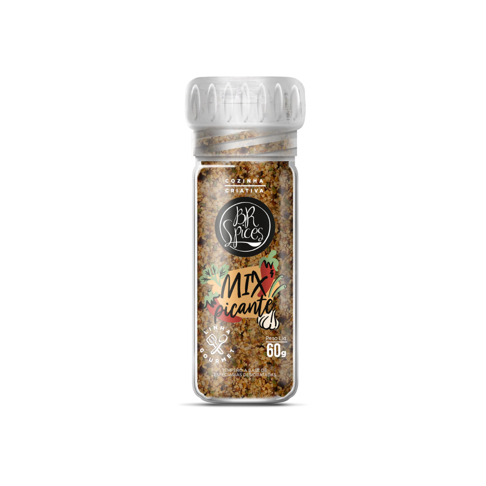 Moedor de Tempero Mix Picante BR Spices 60G