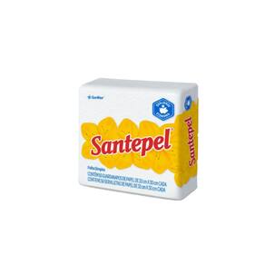 Guardanapo de Papel Folha Simples 33 X 30cm Pacote com 50 Unidades Santepel