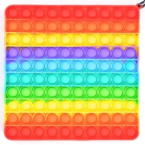Brinquedo sensorial Push Pop Bubble Fidget QCQHDU, tamanho grande, 100 bolhas