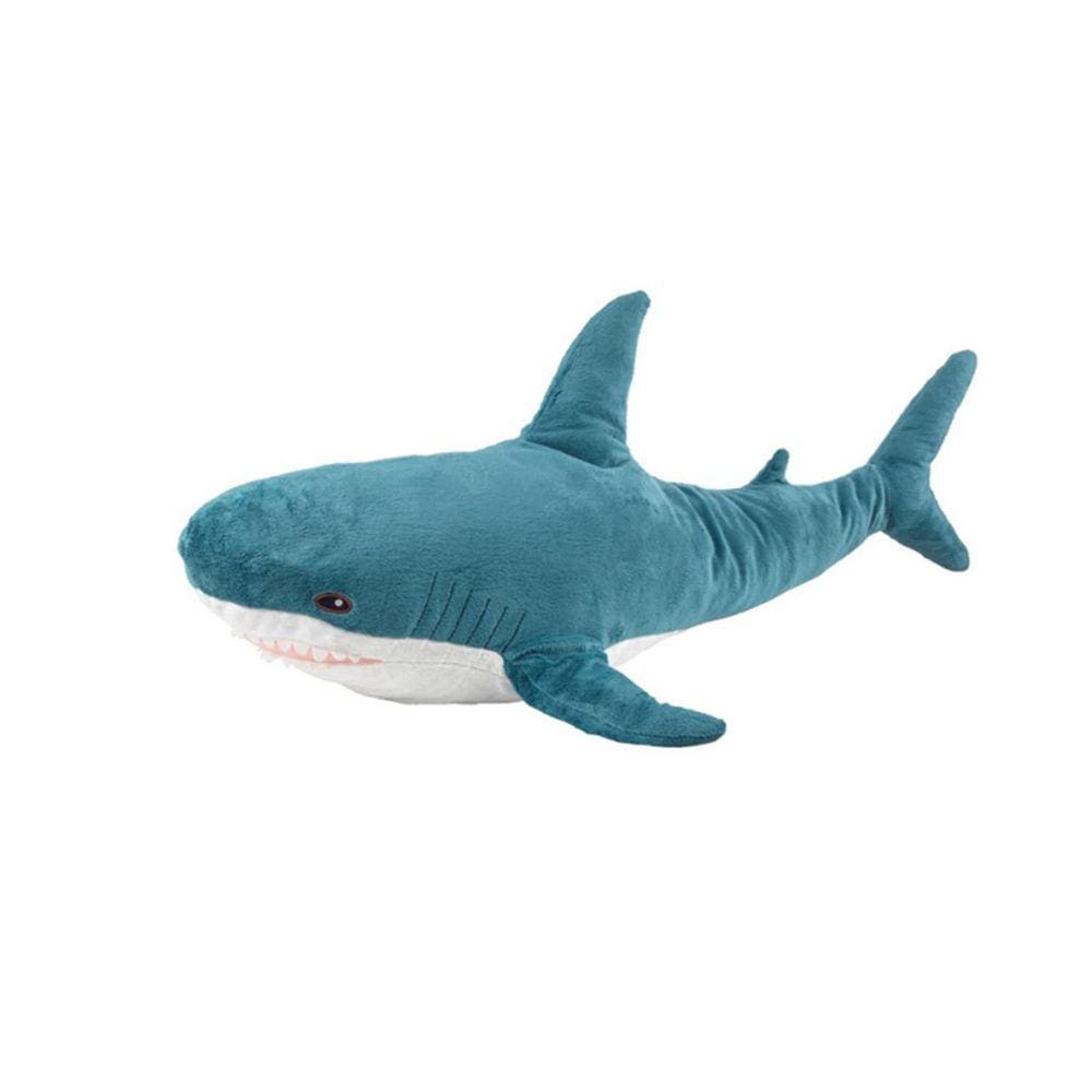 Almofada de brinquedo Plush Shark DongAi Giant 80 cm azul supermacio