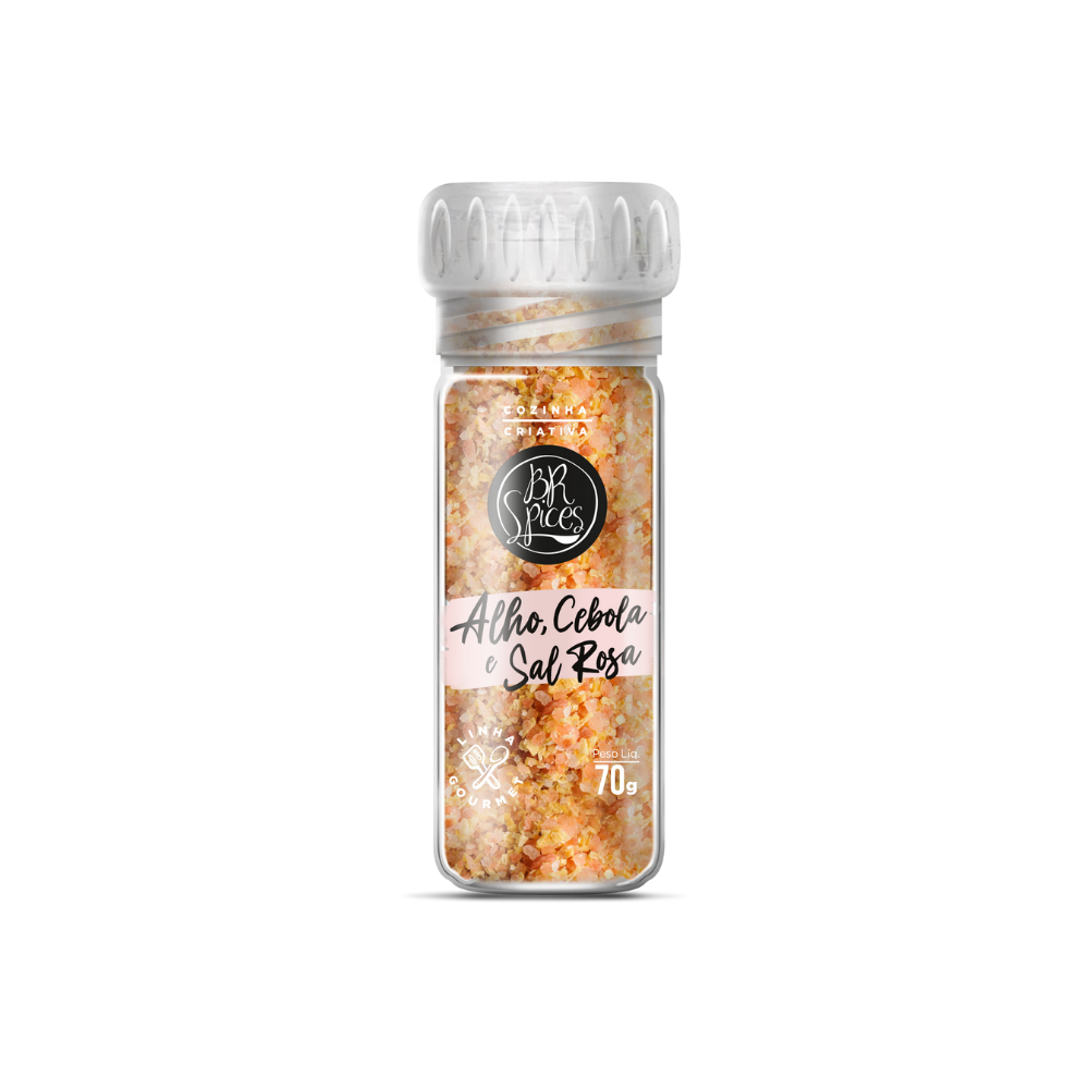 Moedor BR Spices Alho & Cebola & Sal 70gr
