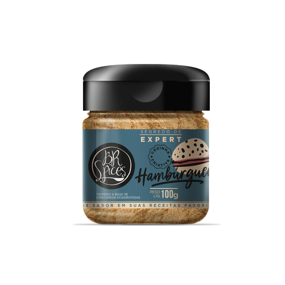 Tempero Pote BR Spices Segredo de Expert Hamburguer 100g