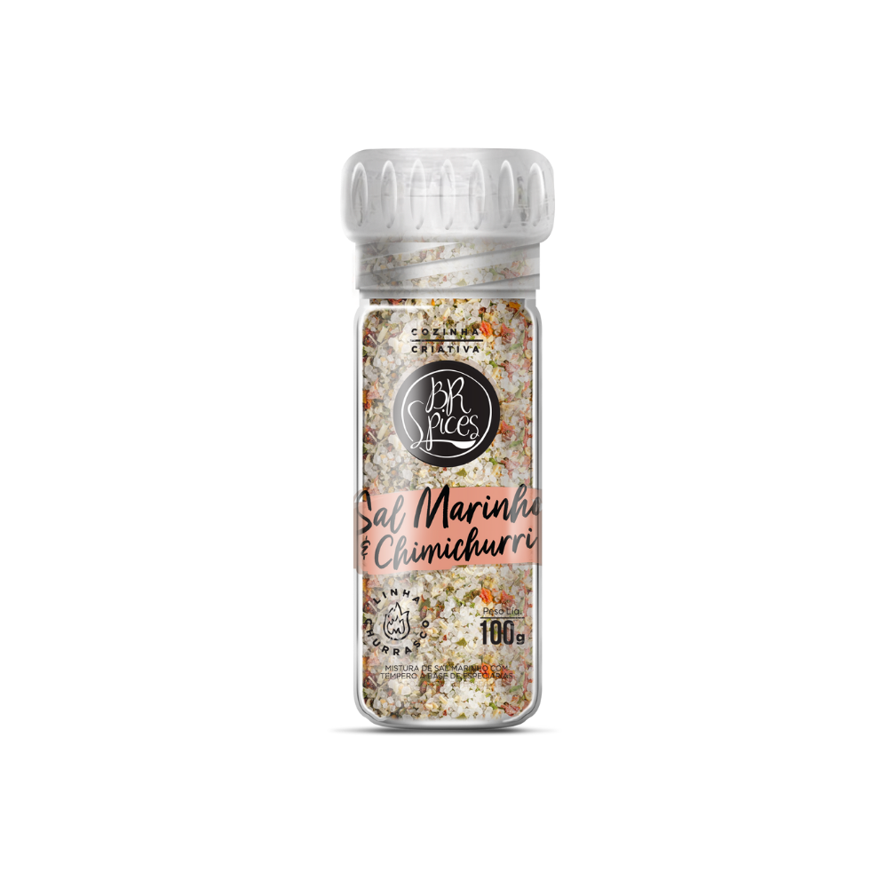 Moedor BR Spices Sal Marinho & Chimichurri 100G