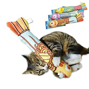 Brinquedo Catnip Toy Fish Cat Kicker para gatinhos domésticos (laranja)
