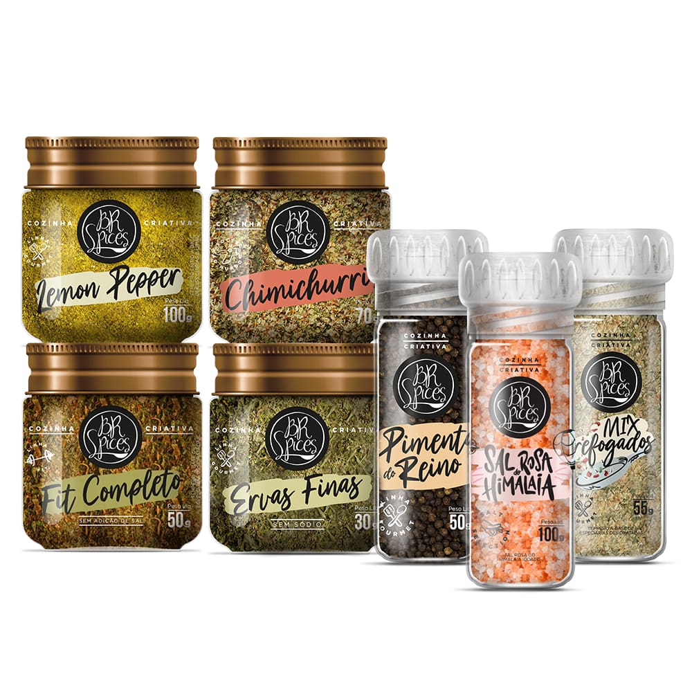 Combo Tempero Primeiros Passos - BR Spices Cozinha Criativa