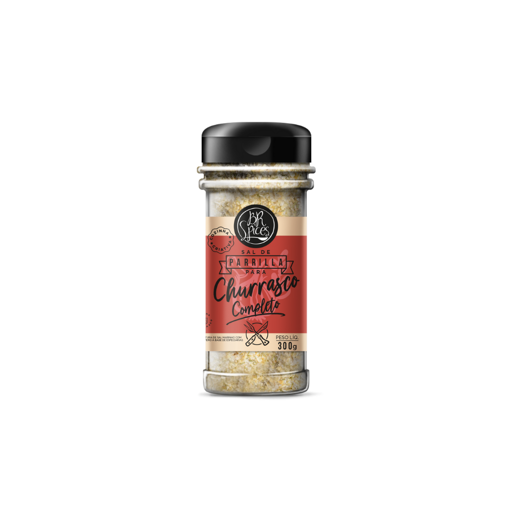 Sal de Parrilla Completo BR Spices Pote 300G