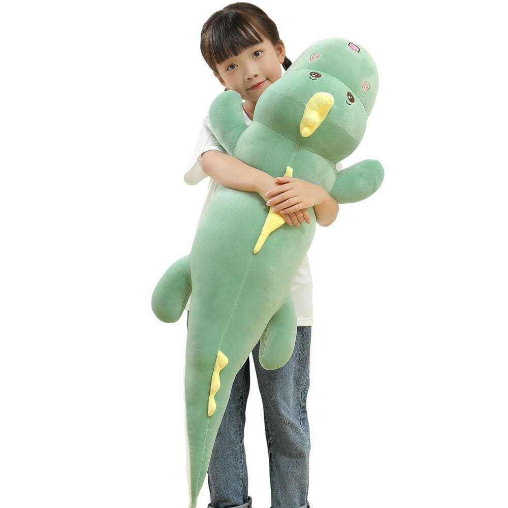 Almofada de brinquedo de pelúcia de dinossauro Meow Wang Dinosaur 80 cm para crianças