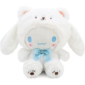 Boneca de pelúcia MJJAOQYF Cartoon Kawaii White Bear Travesti