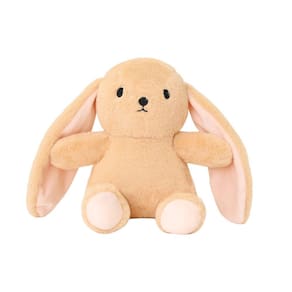 Almofada de pelúcia SQEQE Bunny Plushie para crianças de 20 cm cáqui
