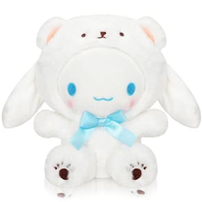 Brinquedo de pelúcia GRUSEMI Cute White Bear Canela 20cm