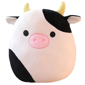 Almofada de pelúcia Fengny Adorable Kawaii Cow Soft Cuddly Toy