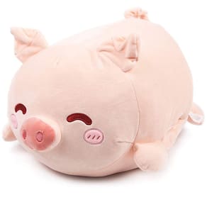 Almofada de pelúcia, bicho de pelúcia, porquinho, ARELUX, para crianças, 45 cm
