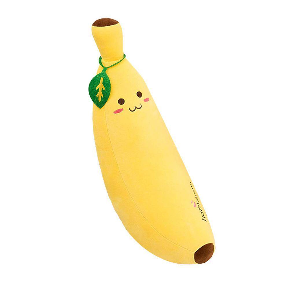 Almofada de banana de pelúcia JZENZERO para crianças e crianças