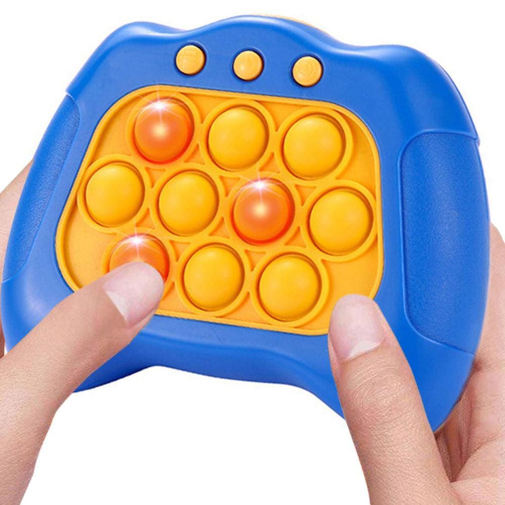 Jogo portátil Pop Fidget Toy TOMFANCY Quick Push Light Up Bl