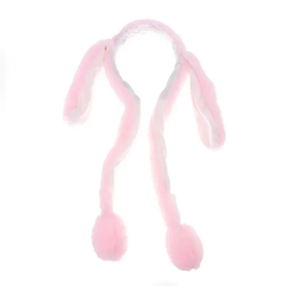 Tiara Orelhas de Coelho Com Movimento Fantasia de Coelhinho Da Pascoa