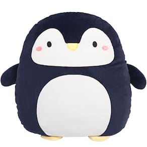 Almofada de pelúcia ARELUX Soft Penguin, brinquedo de pelúcia de 45 cm