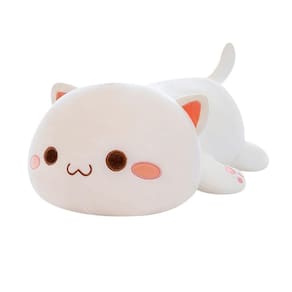 Almofada de pelúcia YUFU Cat de pelúcia Kawaii Kitten 37 cm