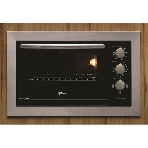 imagem-Forno Eletrico Fischer FIT Line Embutir 48L Frontal Inox 127v Inox - 110V