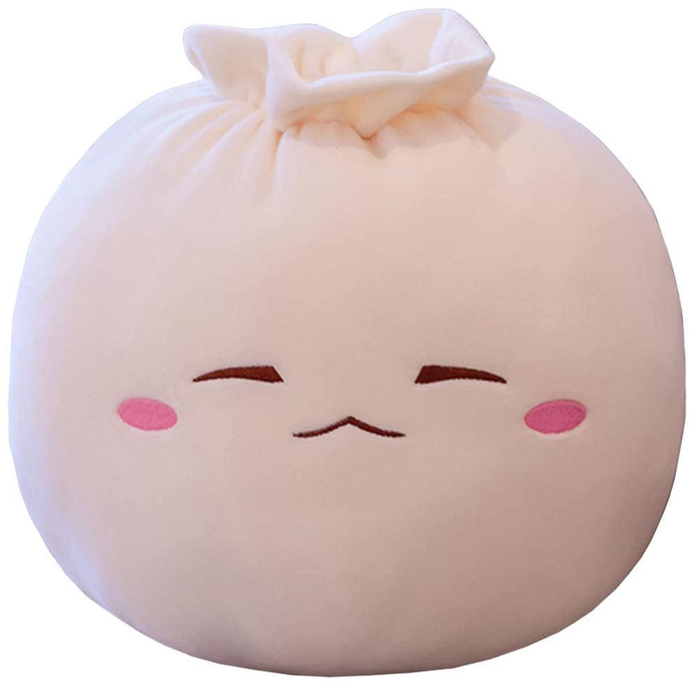 Almofada de pelúcia Yoholto Dumpling Stuffed Bun Toy 16x31cm Frown
