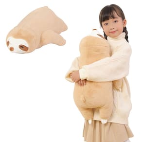 Almofada de pelúcia FFXiong Sloth, brinquedo de pelúcia de 60 cm para crianças