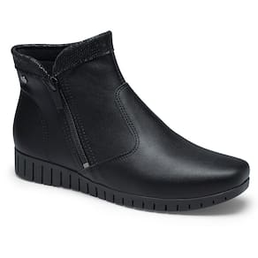 Bota Cano Curto Rasteira Campesi L9962 Feminina - Preta