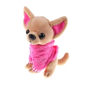Brinquedo de pelúcia SUSHAFEN Stuffed Dog Puppy Soft Doll 17 cm/6,7 polegadas