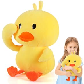 Brinquedo de pelúcia Ahmerah Duck 38 cm para crianças, bicho de pelúcia