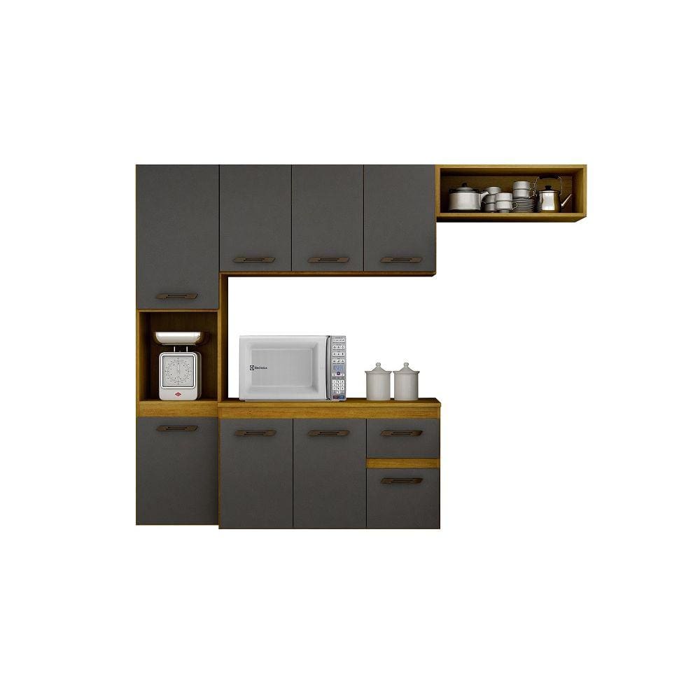 Cozinha Compacta Suspensa Brisa 8 Portas 1 Gaveta- CHF