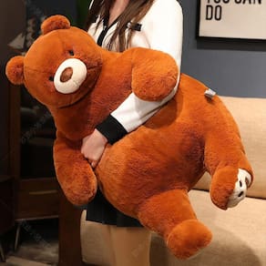 Almofada de pelúcia que abraça animais de pelúcia ARELUX Cute Bear 45 cm
