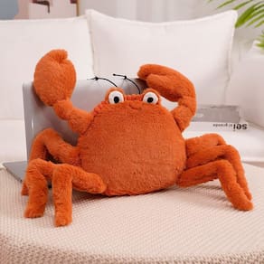 Brinquedo de pelúcia XIYUAN 16 caranguejos de pelúcia para decoração doméstica