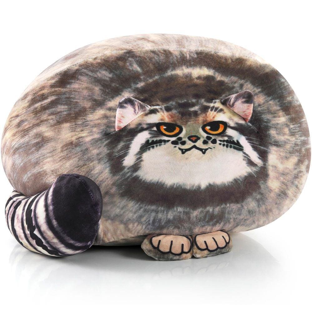 Almofada corporal de pelúcia Voiulp Large Cat 43 cm Steppe & Kitten Cat