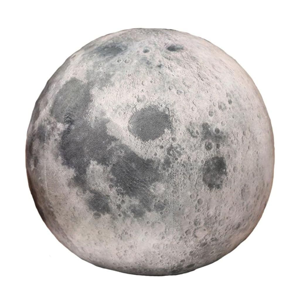 Almofada de pelúcia pesada Plush Blue Earth Planet 26 cm com lua