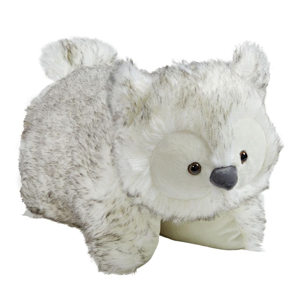 Almofada de pelúcia Pets Ollie Owl 45cm - branca