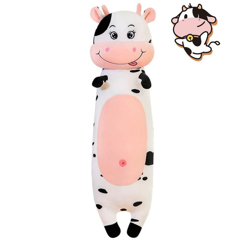 Almofada de pelúcia ZRLABL Long Cat Stuffed Bich 50 cm amarela