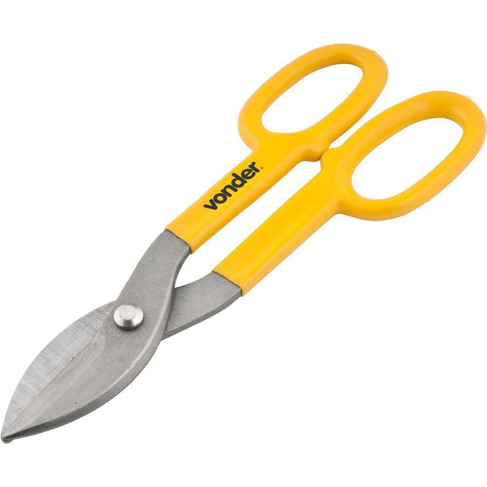 Tesoura Para Chapas Universal 10 Reta Cabo Plastificado - V