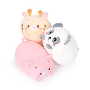 Conjunto de brinquedos de pelúcia AIXINI Panda/Veado/Porco de 20 cm, supermacio para crianças