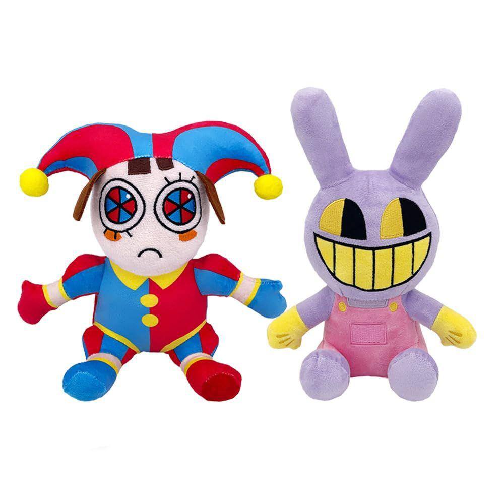Almofada de anime Stuffed Plush Toys Circus Pony Clown para crianças
