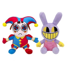 Almofada de anime Stuffed Plush Toys Circus Pony Clown para crianças