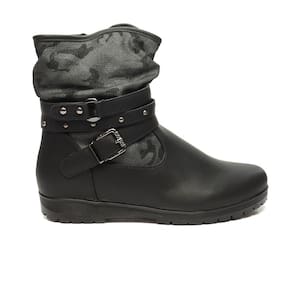 Bota Feminina Mooncity Cano Baixo Salto Baixo