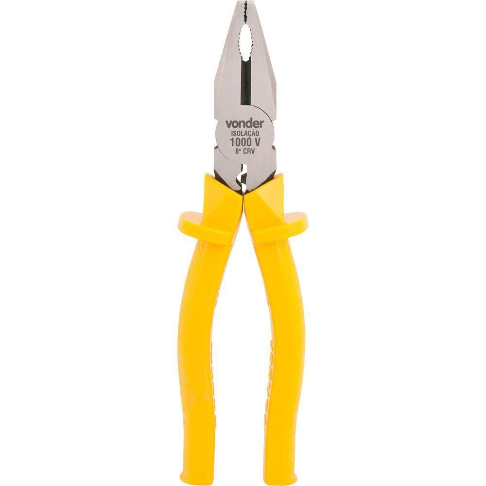 Alicate universal 8” eletricista vanádio isol. 1000v Vonder