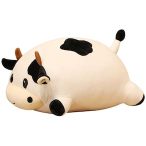 Almofada de pelúcia WUYU, brinquedo de pelúcia de vaca para crianças de 35 cm