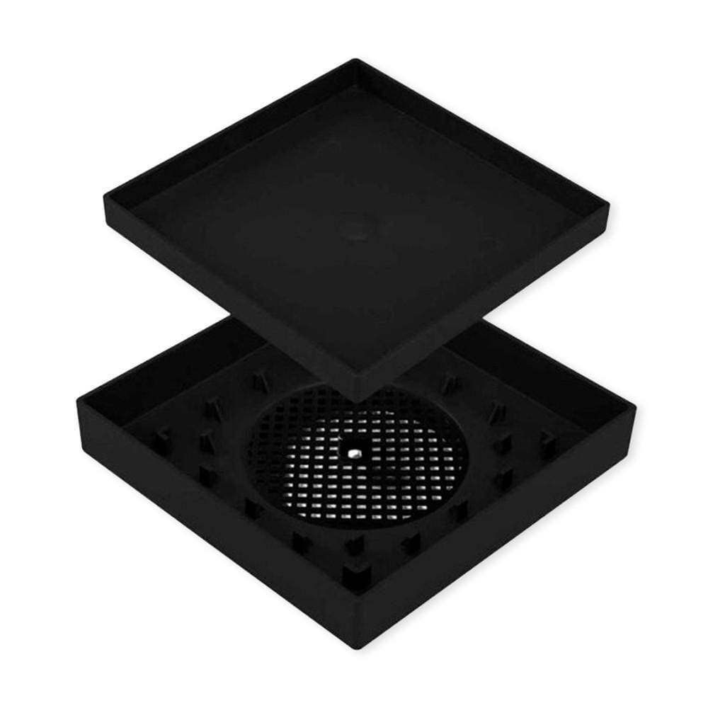 Ralo 15X15 Oculto Seca Piso/Porcelanato Inteligente Preto