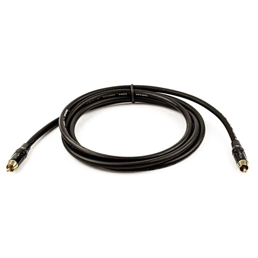Cabo Coaxial Digital (spdif) Preto - 20 Metros