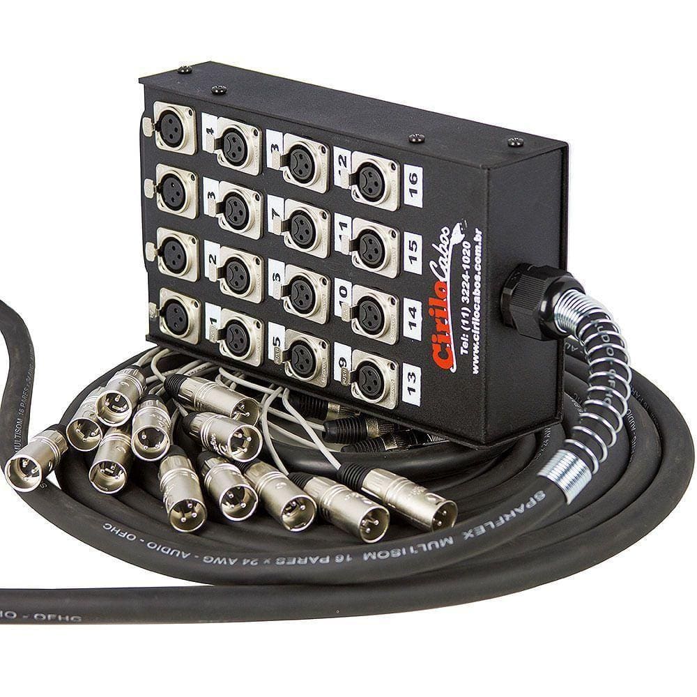 Medusa 16 Vias Montada Com Conectores Santo ângelo 20 Metros