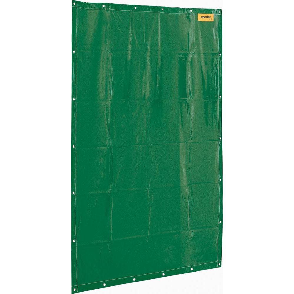 Cortina para solda 1,22x1,78 verde sem suporte Vonder
