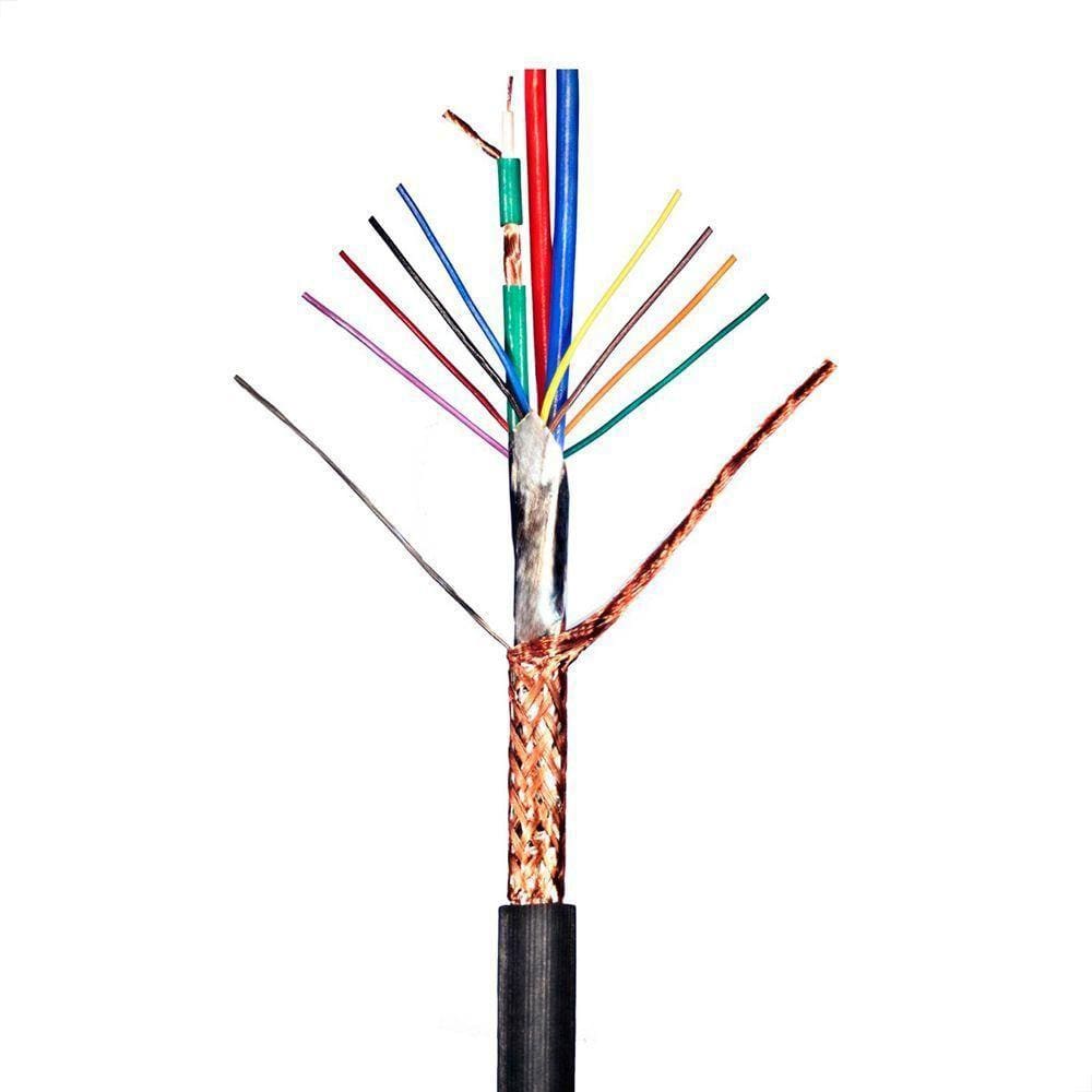 Cabo Vga Rgb Dupla Blindagem - 100 Mt