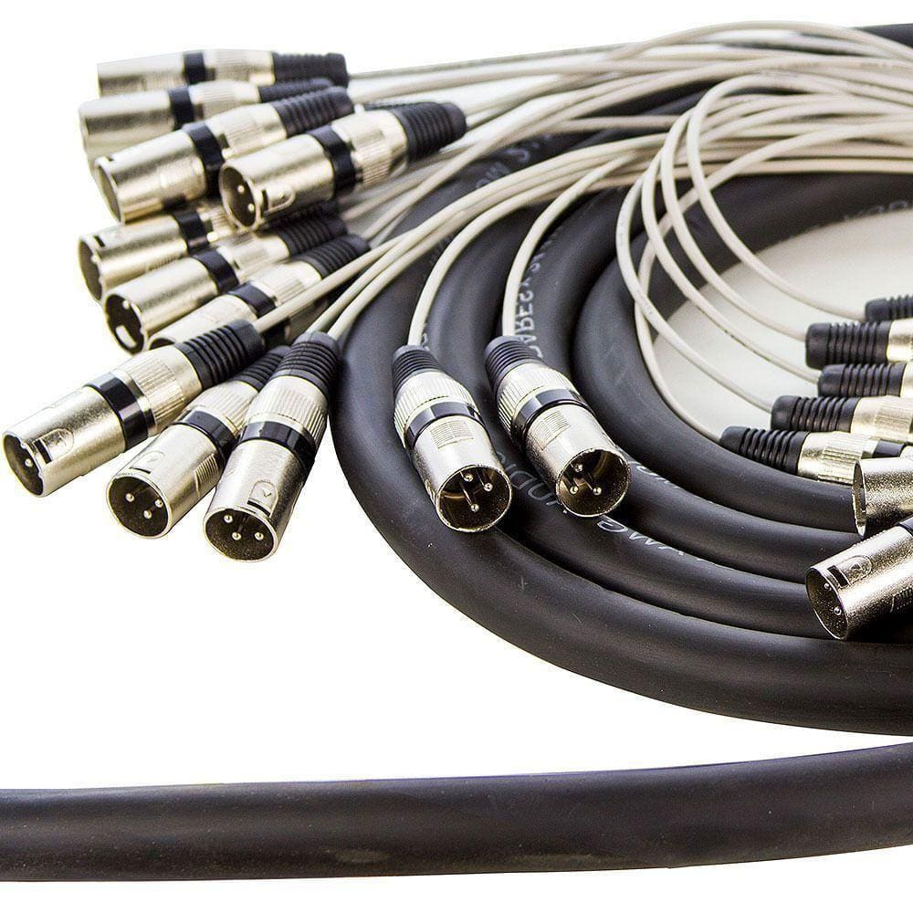 Multicabos Conectores Xlr 24 Vias Cirilo Cabos - 30 Mt