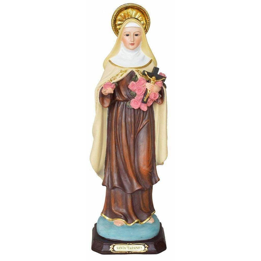 Santa Imagem Santa Teresinha Resina 31cm