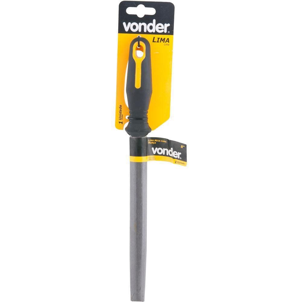 Lima meia cana murça 8” com cabo plástico - Vonder